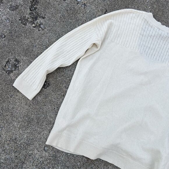 Hatch Layering U Neck Wool & Cashmere Blend Sweater - Picture 8 of 9